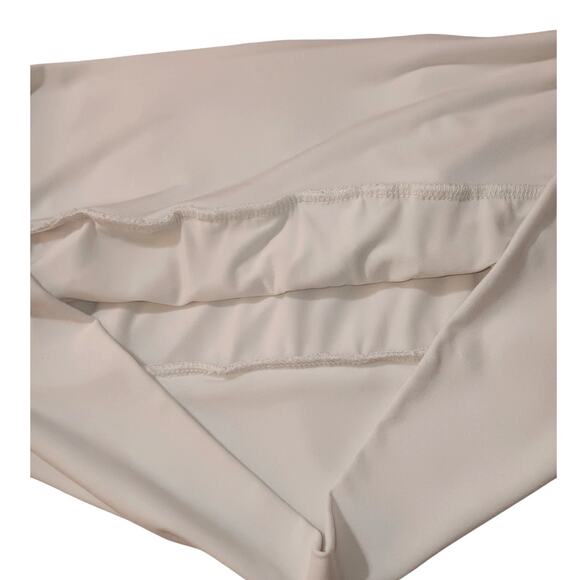 Alfani Top Blouse Stretchy Plus 2X Cream Lacey Blousy Cottage Boho Career Travel - Picture 7 of 11